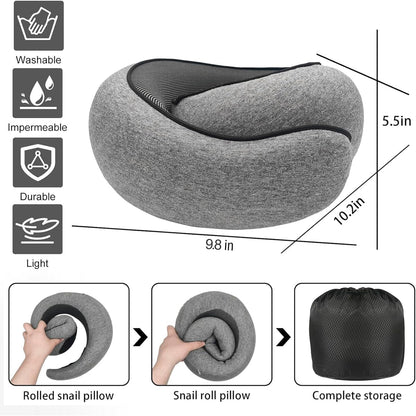 Joyorval - Premium Travel Neck Pillow – 360° Head & Neck Support
